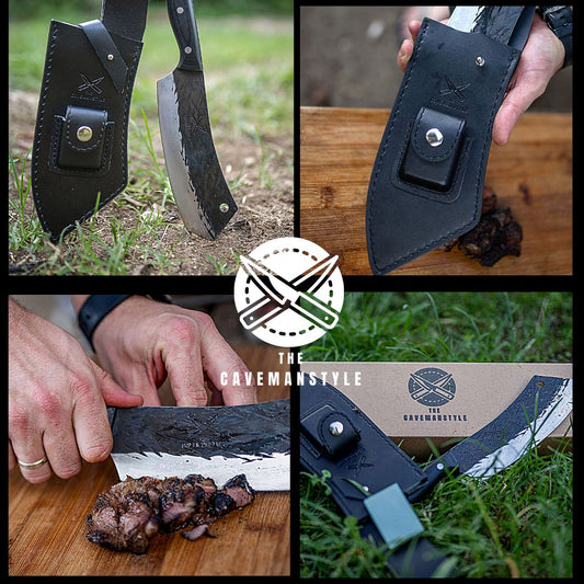 Unboxing The Cavemanstyle Cleaver Knife - The Cavemanstyle
