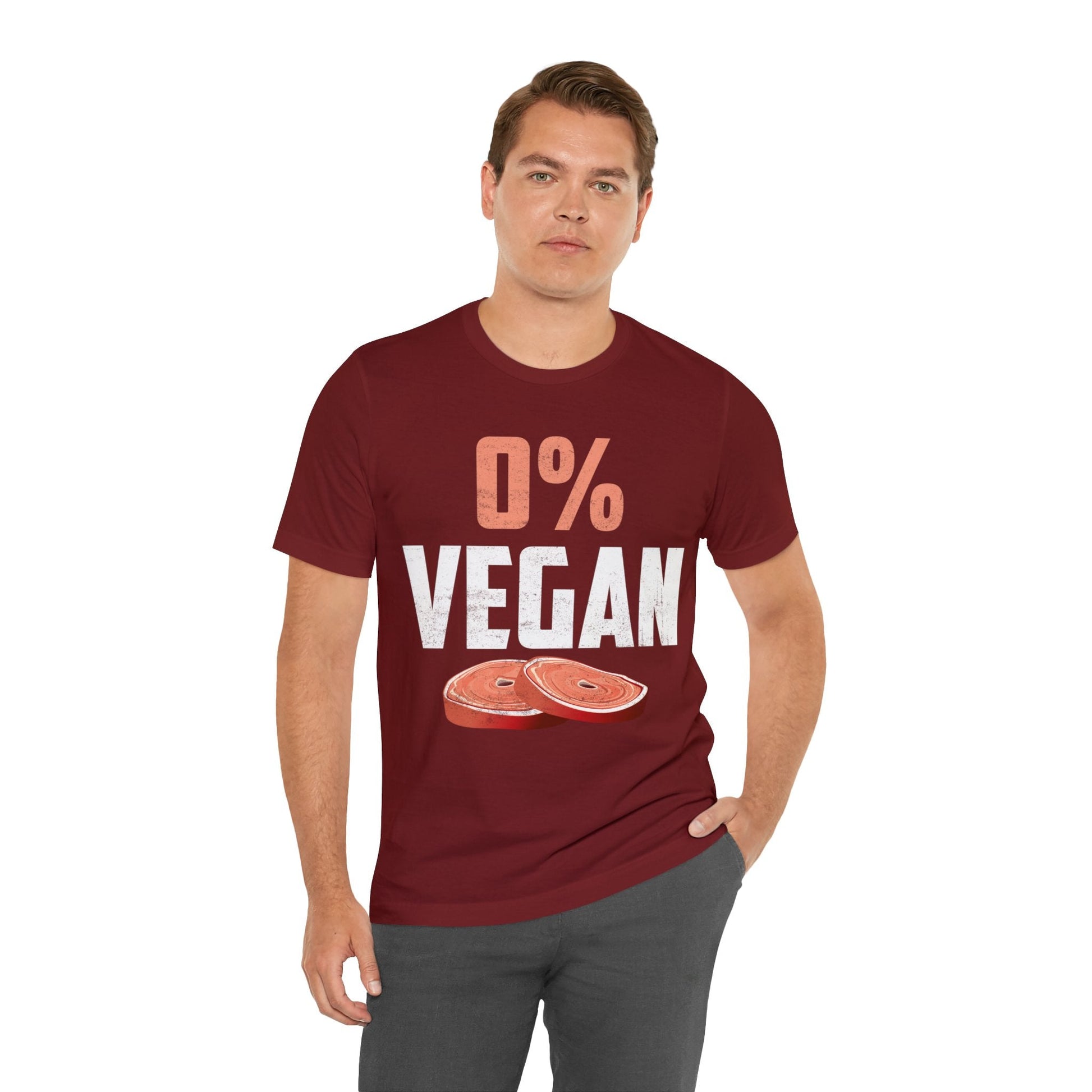 0% Vegan T - Shirt - The Cavemanstyle