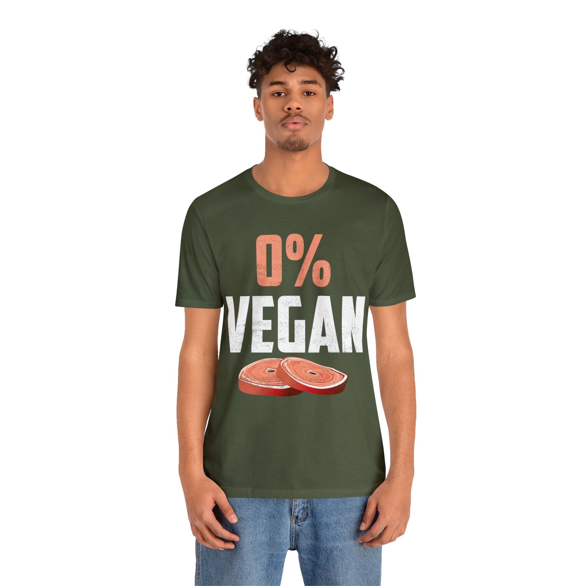 0% Vegan T - Shirt - The Cavemanstyle