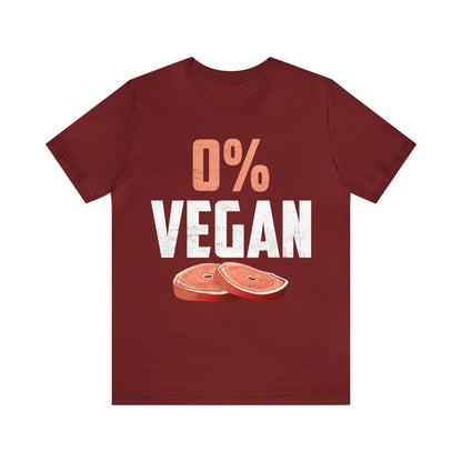 0% Vegan T - Shirt - The Cavemanstyle