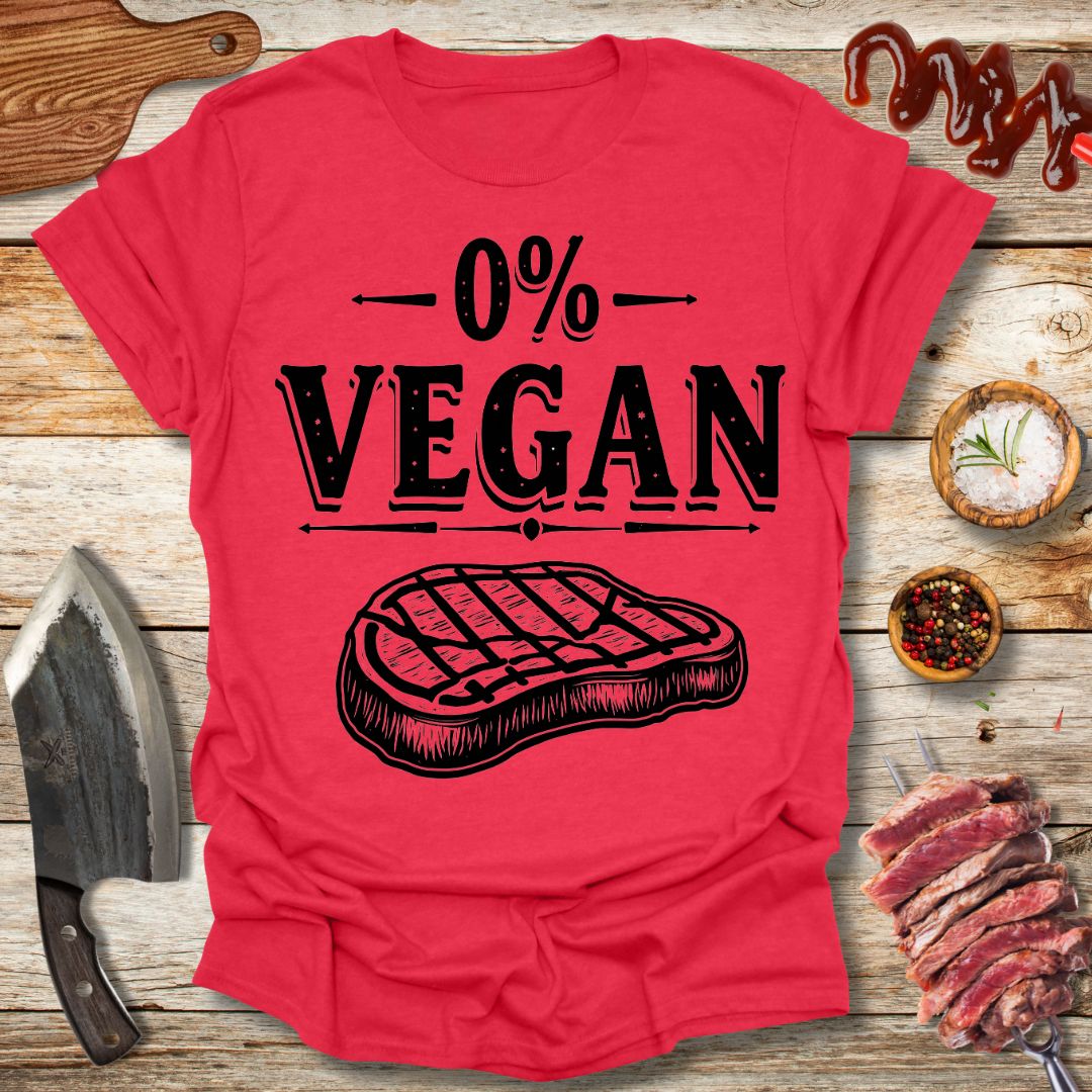 0% Vegan T-shirt V1 - The Cavemanstyle