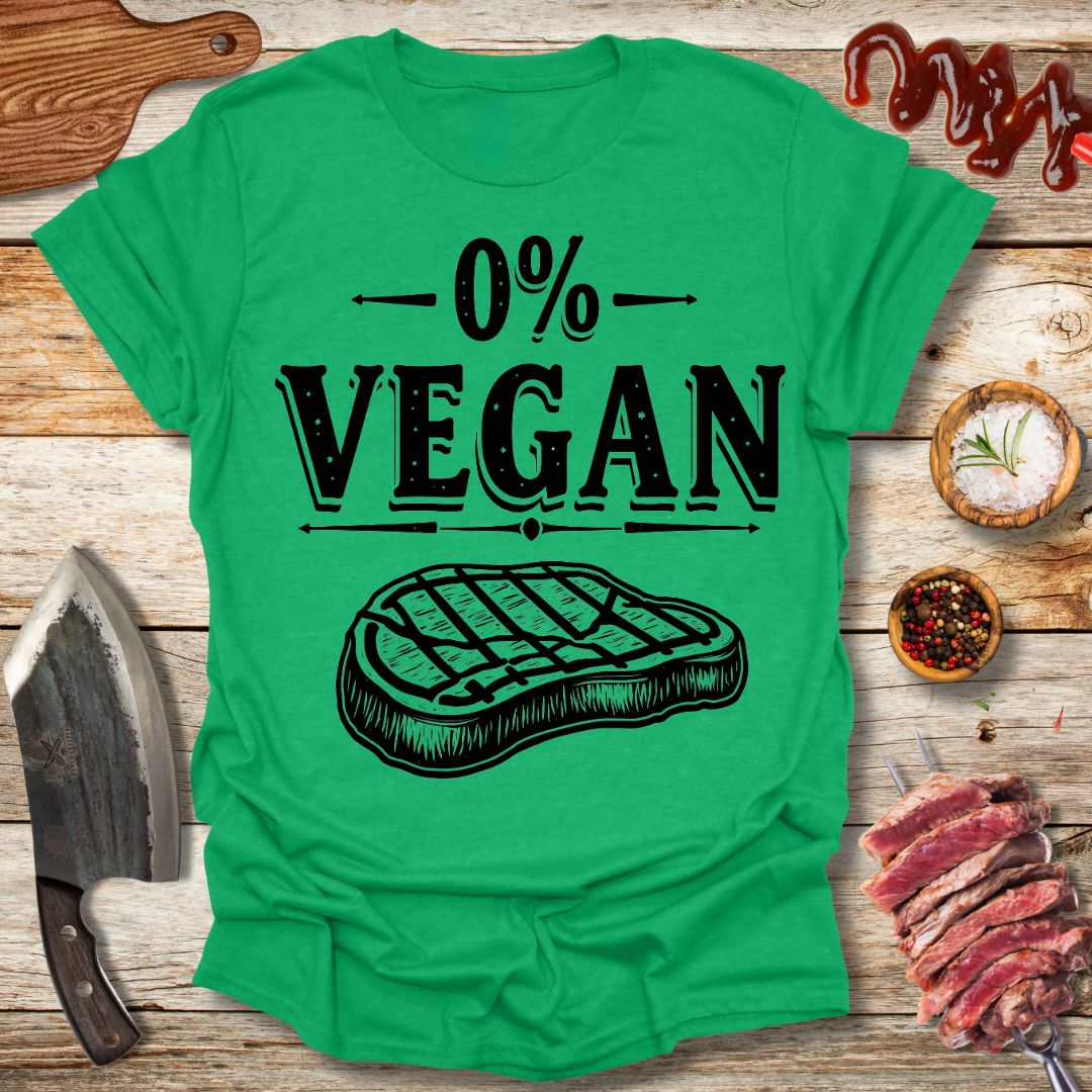 0% Vegan T-shirt V1 - The Cavemanstyle