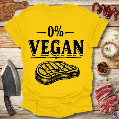 0% Vegan T-shirt V1 - The Cavemanstyle