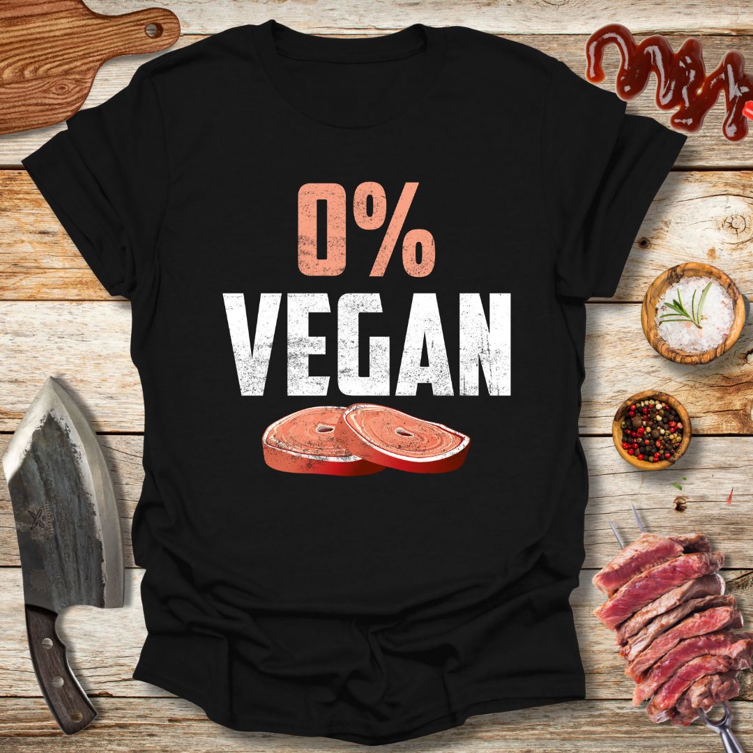 0% Vegan - V2 - T-Shirt - The Cavemanstyle