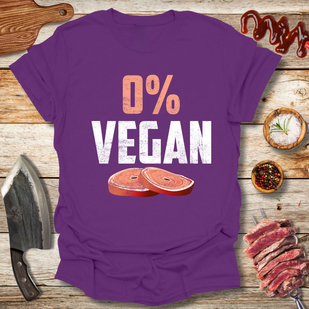 0% Vegan - V2 - T-Shirt - The Cavemanstyle