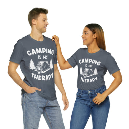 Camping is my therapy T-Shirt - The Cavemanstyle