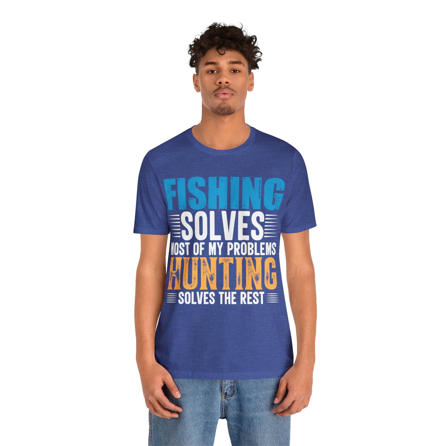 Fishing-solved-most-of-my-problems-hunting-solved-the-rest-T-Shirt-thecavemanstyle