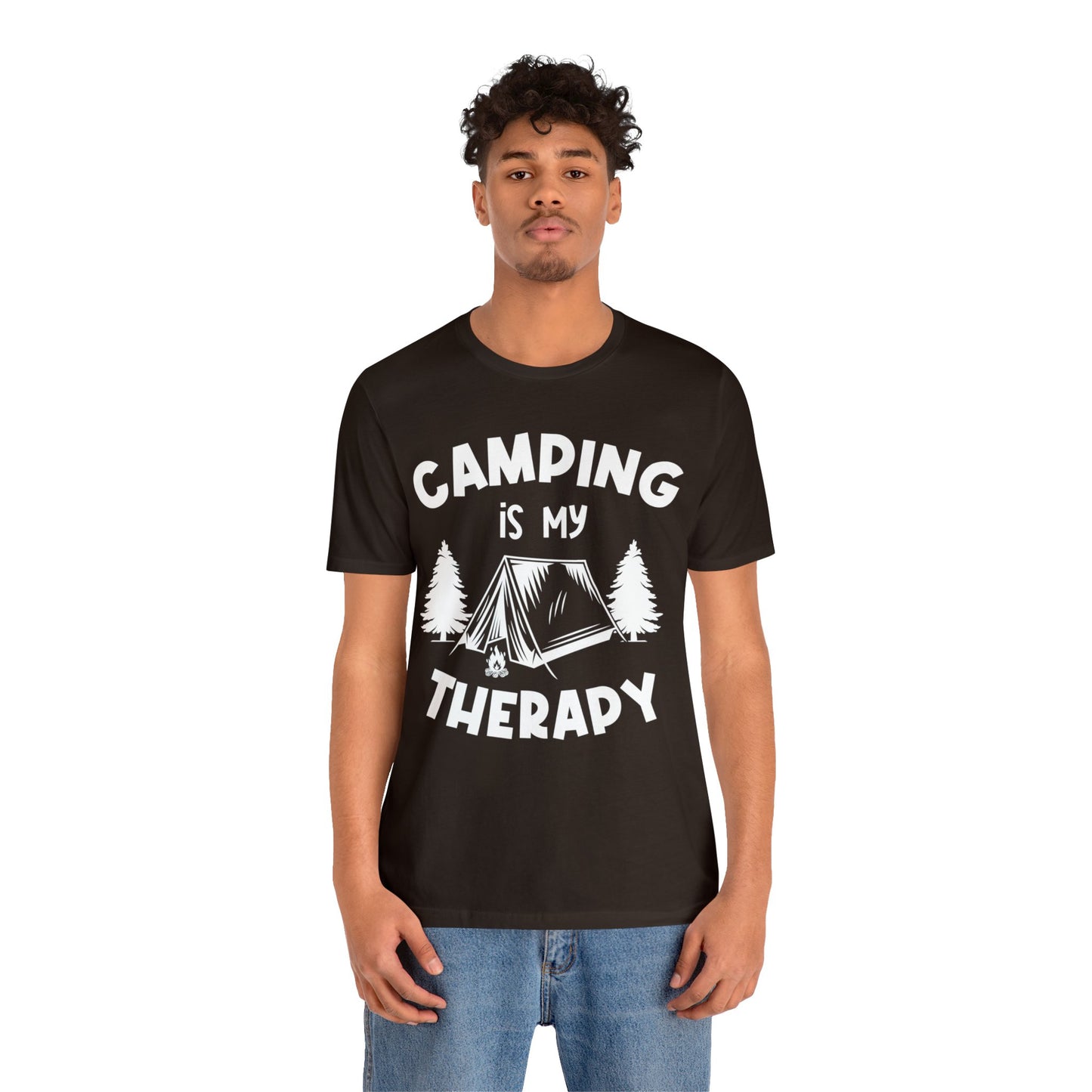 Camping is my therapy T-Shirt - The Cavemanstyle