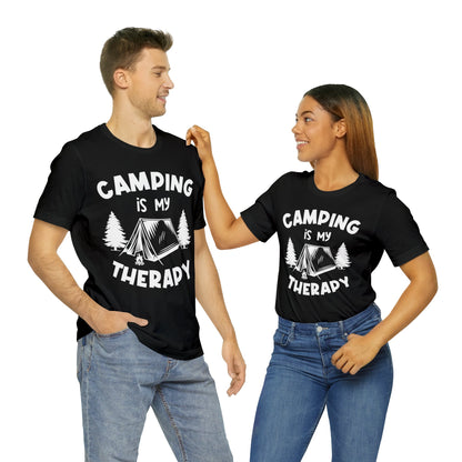 Camping is my therapy T-Shirt - The Cavemanstyle