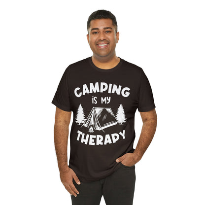 Camping is my therapy T-Shirt - The Cavemanstyle