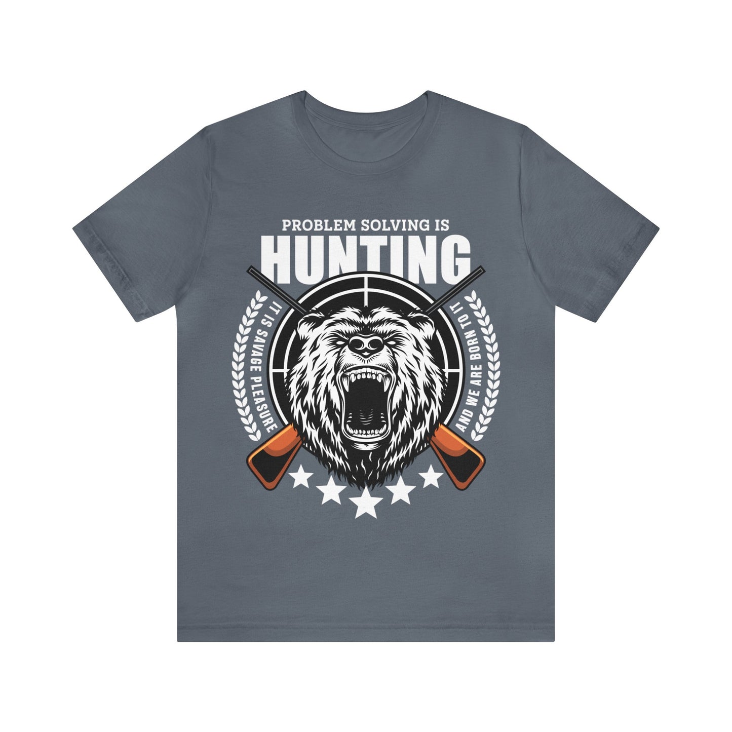 Problem Solving hunting T-Shirt- The Cavemanstyle