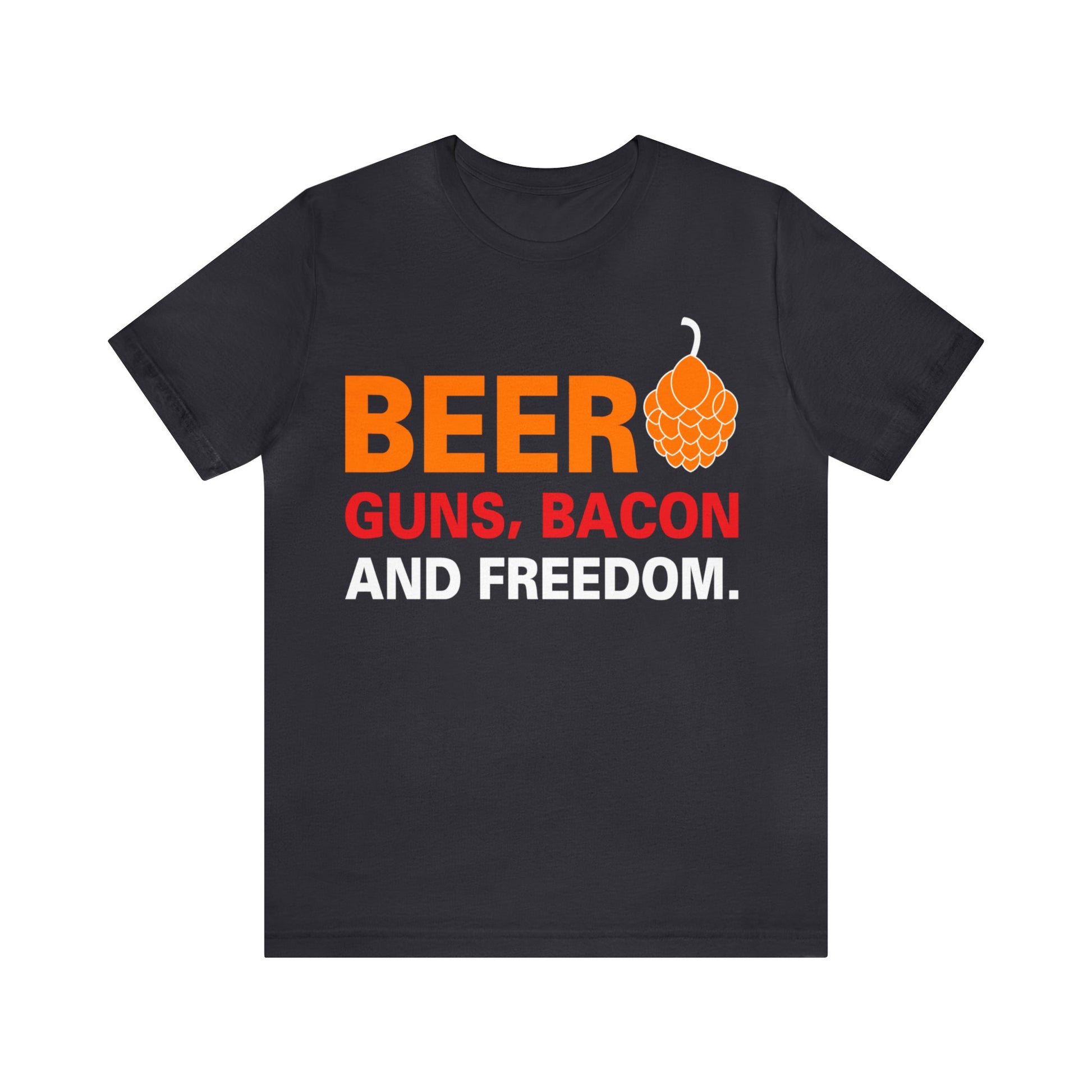 Beer Guns Bacon T-Shirt - The Cavemanstyle