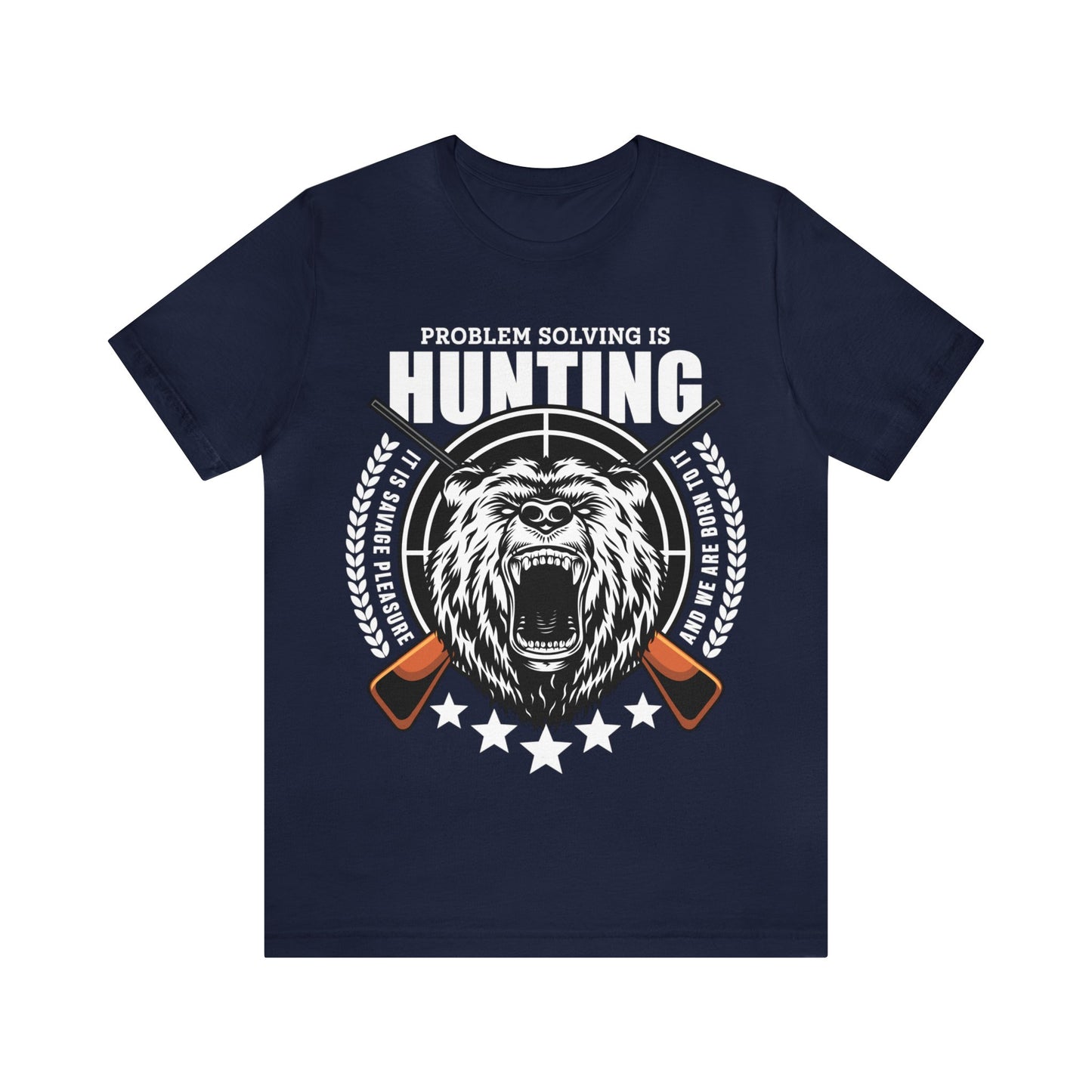 Problem Solving hunting T-Shirt- The Cavemanstyle