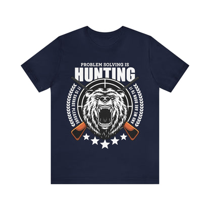 Problem Solving hunting T-Shirt- The Cavemanstyle