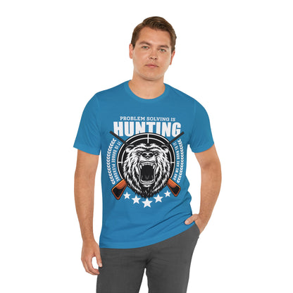 Problem Solving hunting T-Shirt- The Cavemanstyle