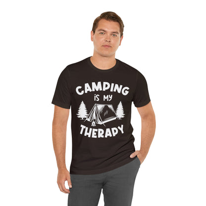 Camping is my therapy T-Shirt - The Cavemanstyle