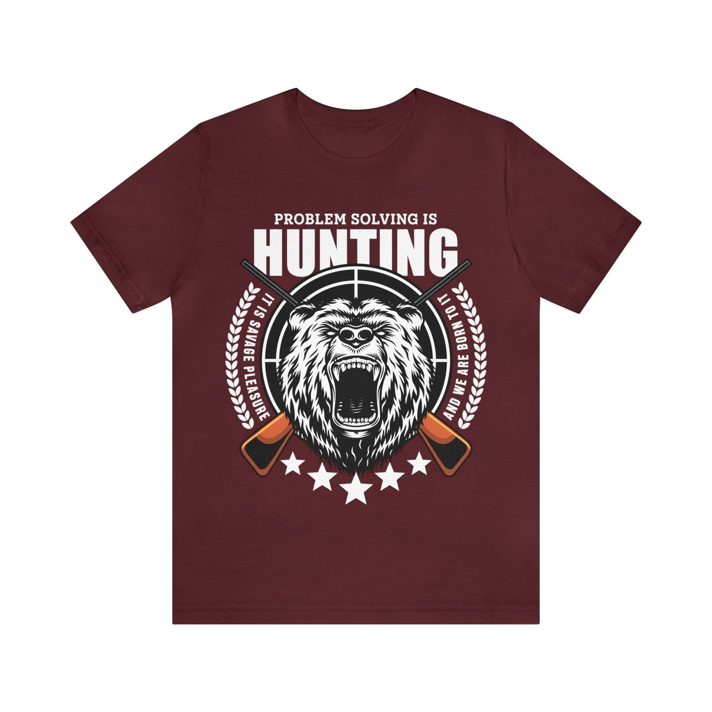 Problem Solving hunting T-Shirt- The Cavemanstyle