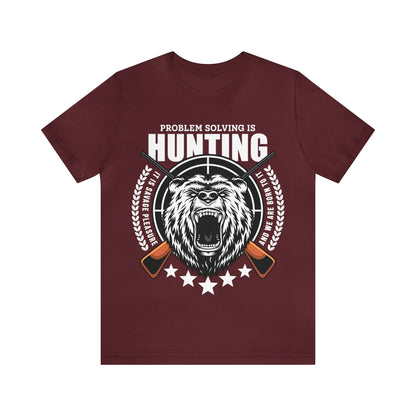 Problem Solving hunting T-Shirt- The Cavemanstyle