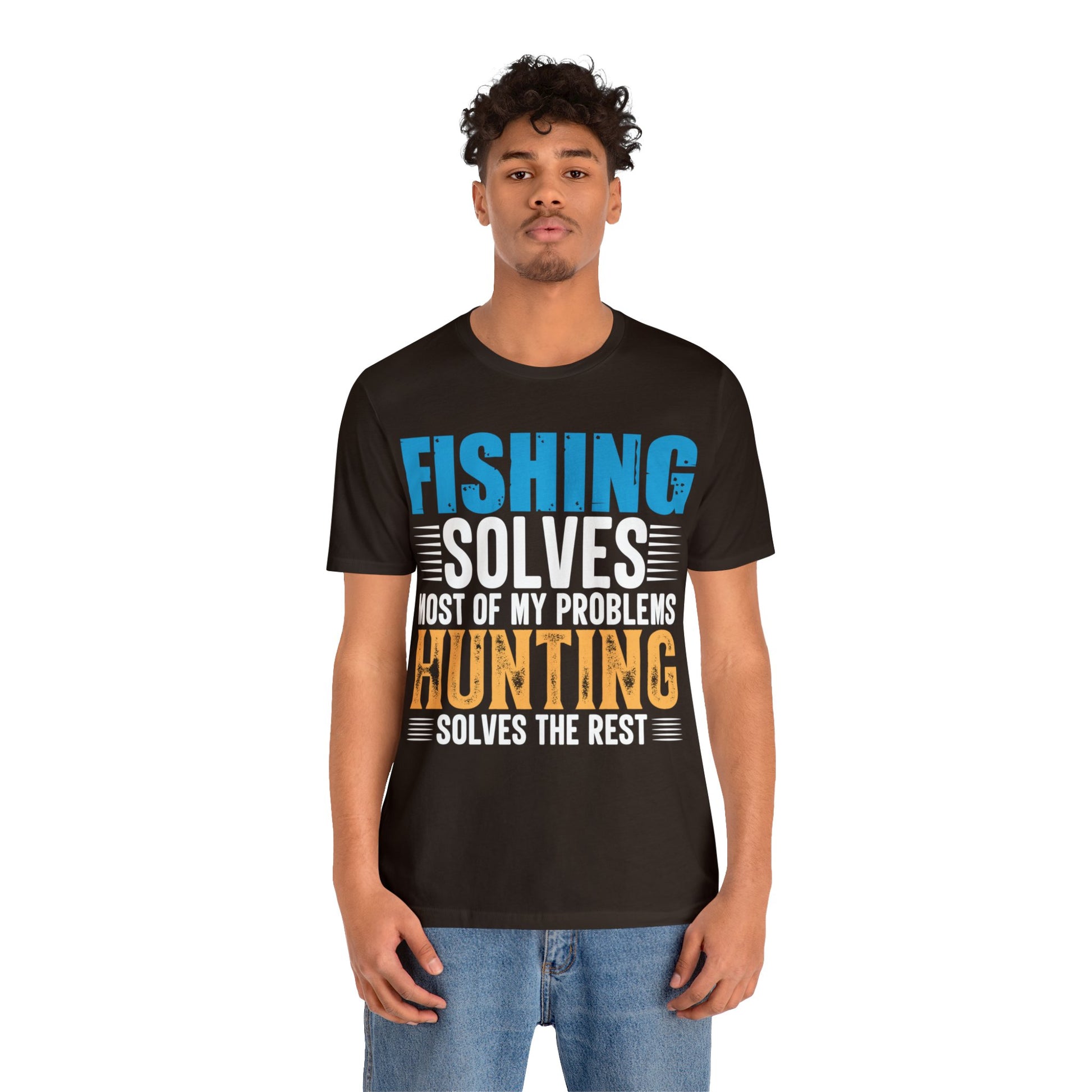 Fishing-solved-most-of-my-problems-hunting-solved-the-rest-T-Shirt-thecavemanstyle