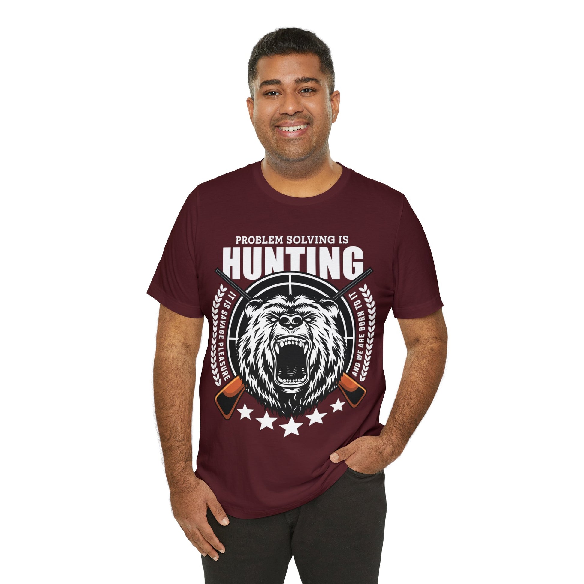 Problem Solving hunting T-Shirt- The Cavemanstyle