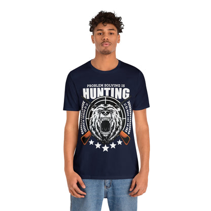 Problem Solving hunting T-Shirt- The Cavemanstyle