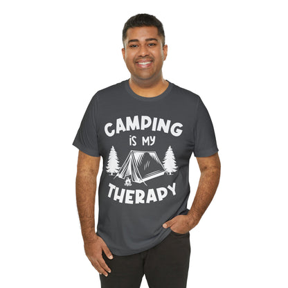 Camping is my therapy T-Shirt - The Cavemanstyle