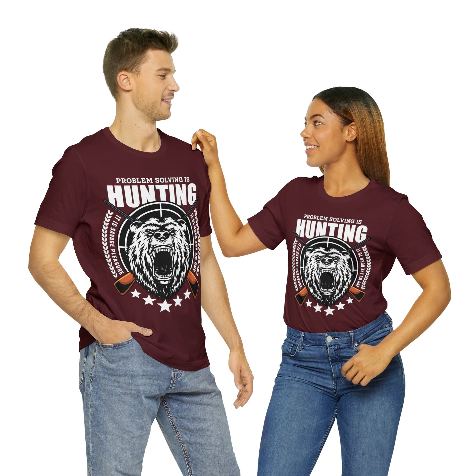 Problem Solving hunting T-Shirt- The Cavemanstyle