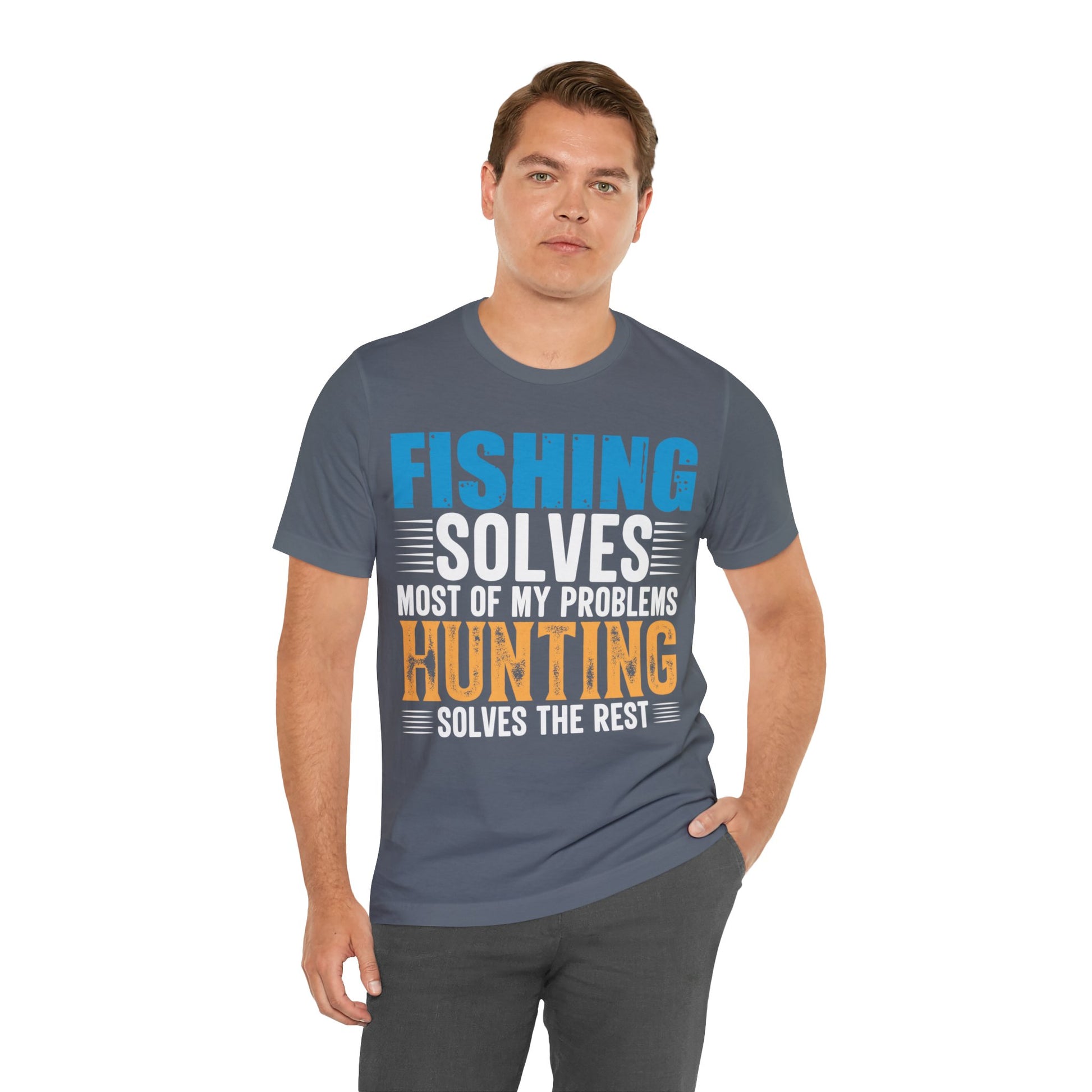 Fishing-solved-most-of-my-problems-hunting-solved-the-rest-T-Shirt-thecavemanstyle