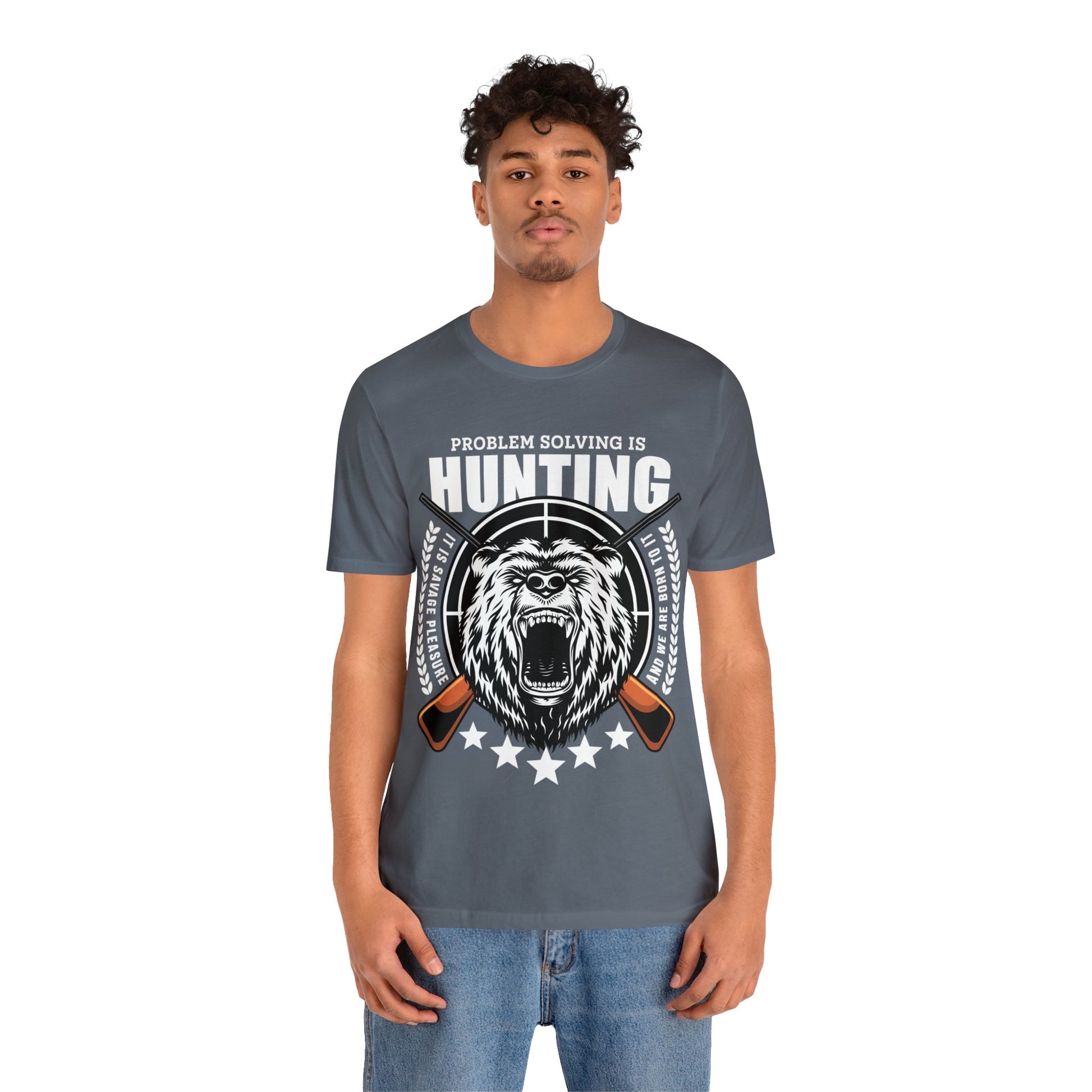 Problem Solving hunting T-Shirt- The Cavemanstyle