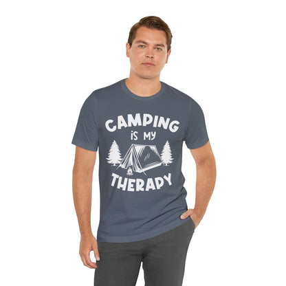 Camping is my therapy T-Shirt - The Cavemanstyle