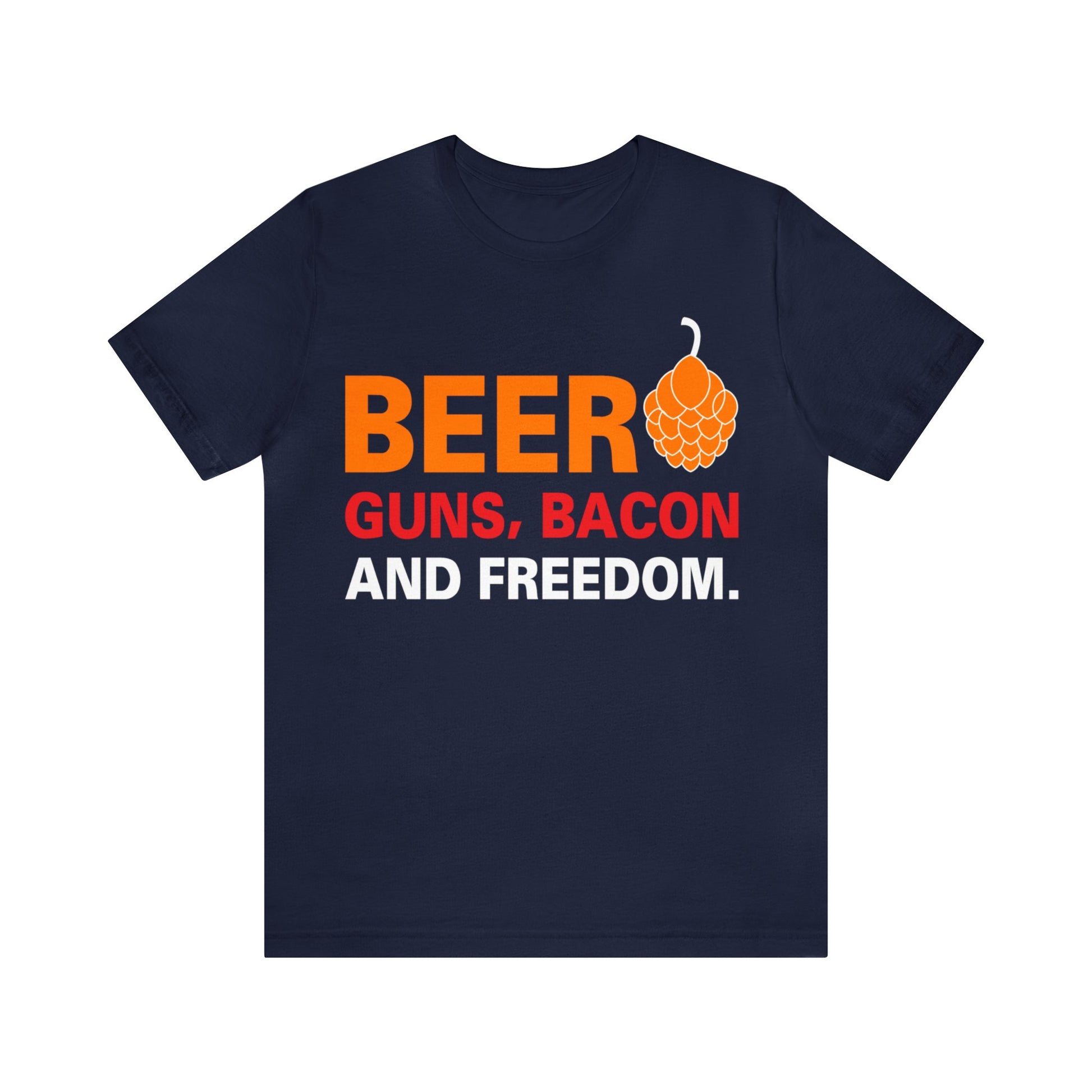 Beer Guns Bacon T-Shirt - The Cavemanstyle