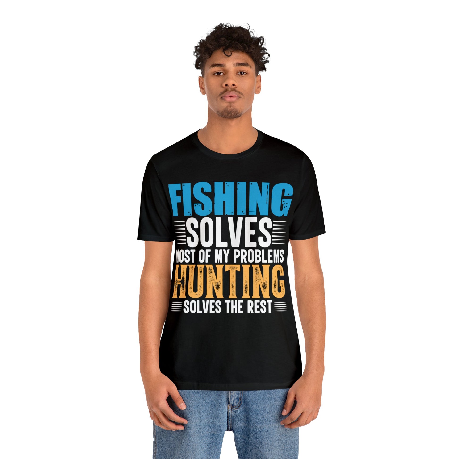 Fishing-solved-most-of-my-problems-hunting-solved-the-rest-T-Shirt-thecavemanstyle