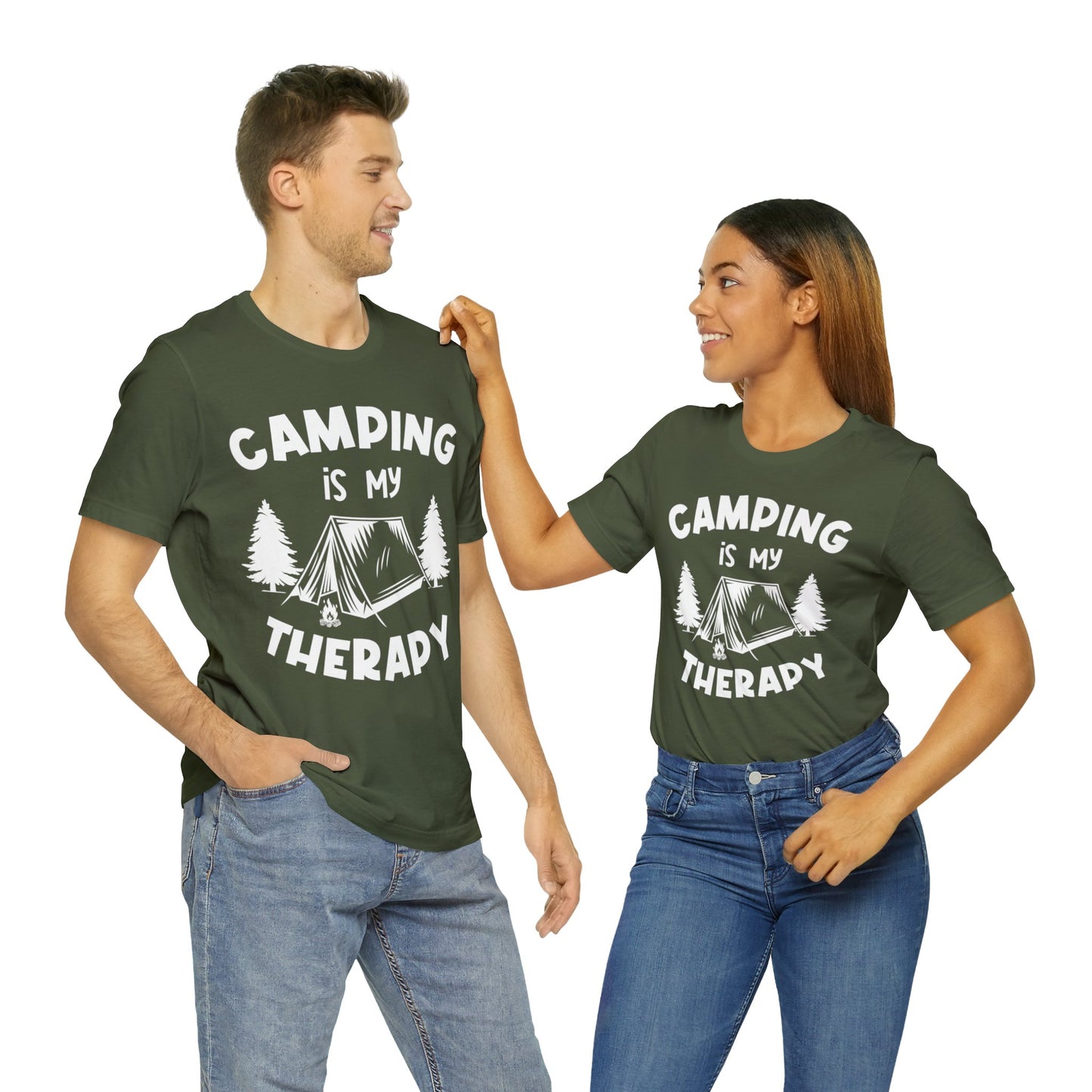 Camping is my therapy T-Shirt - The Cavemanstyle