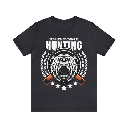 Problem Solving hunting T-Shirt- The Cavemanstyle