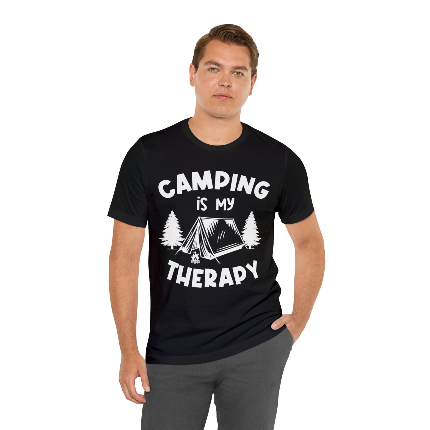 Camping is my therapy T-Shirt - The Cavemanstyle