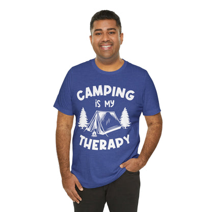 Camping is my therapy T-Shirt - The Cavemanstyle