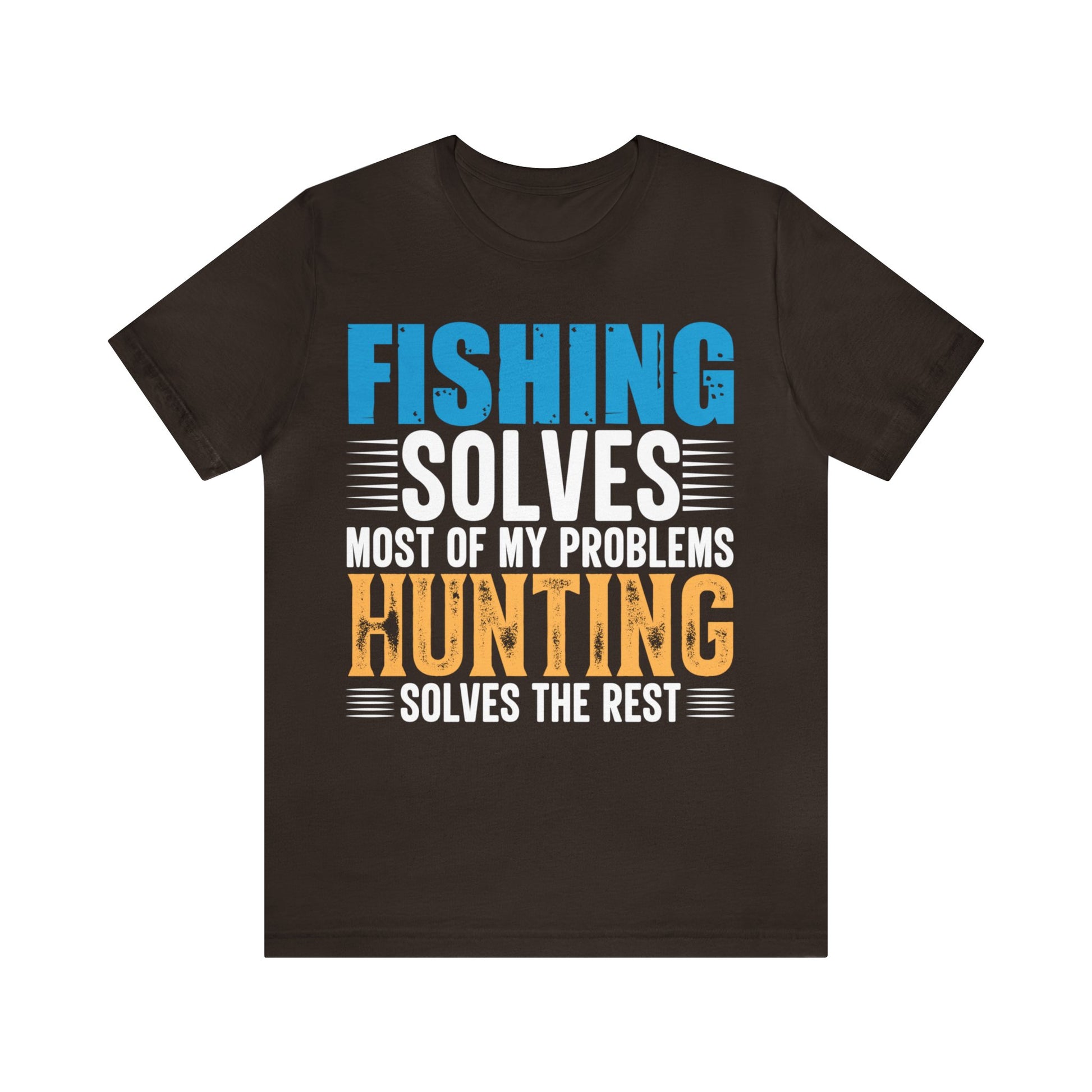 Fishing-solved-most-of-my-problems-hunting-solved-the-rest-T-Shirt-thecavemanstyle