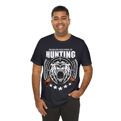 Problem Solving hunting T-Shirt- The Cavemanstyle