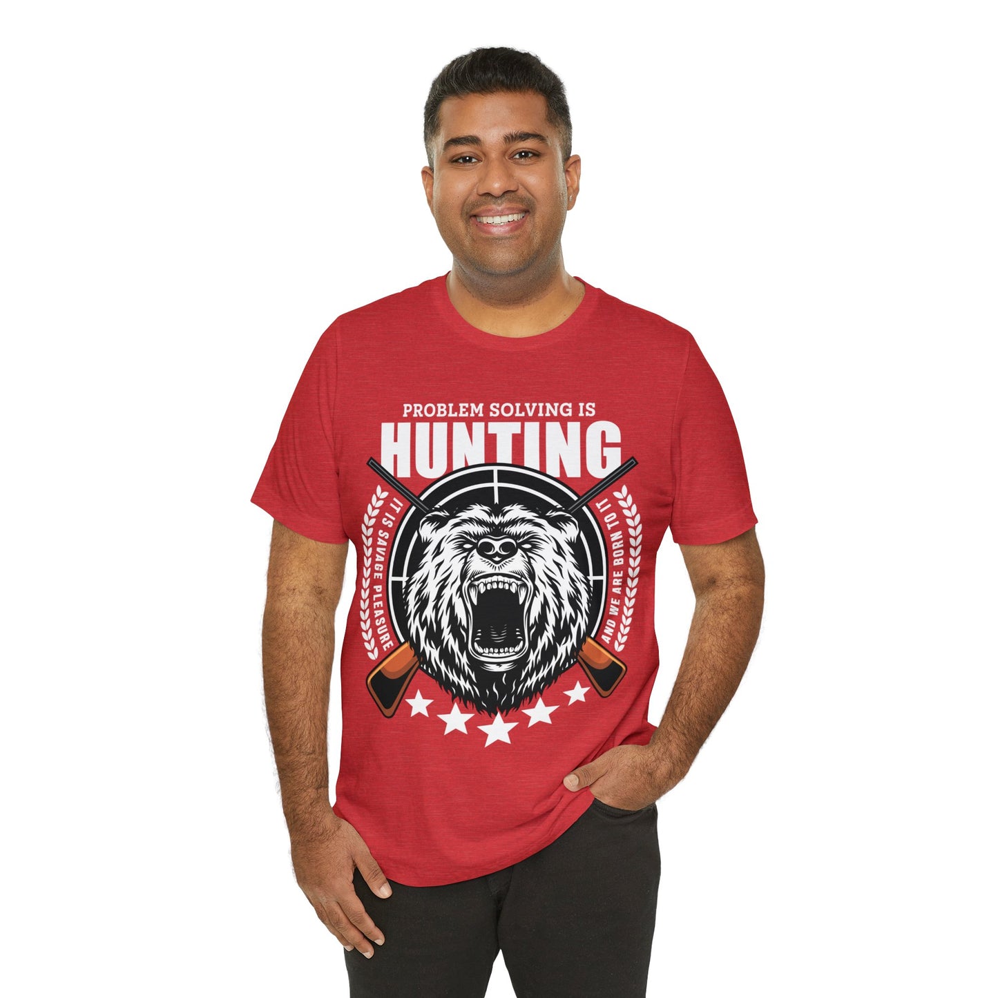 Problem Solving hunting T-Shirt- The Cavemanstyle