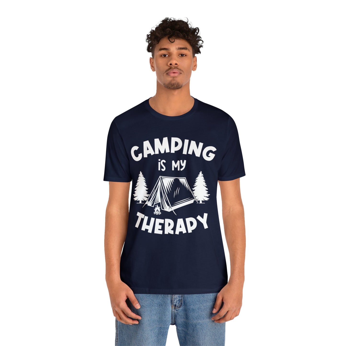 Camping is my therapy T-Shirt - The Cavemanstyle