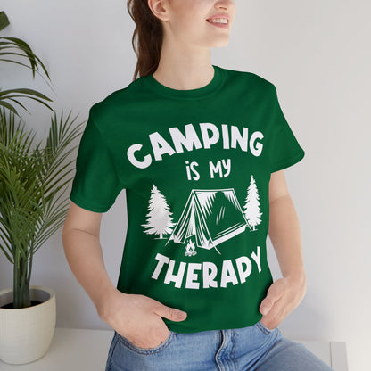 Camping is my therapy T-Shirt - The Cavemanstyle