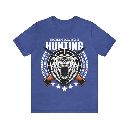 Problem Solving hunting T-Shirt- The Cavemanstyle