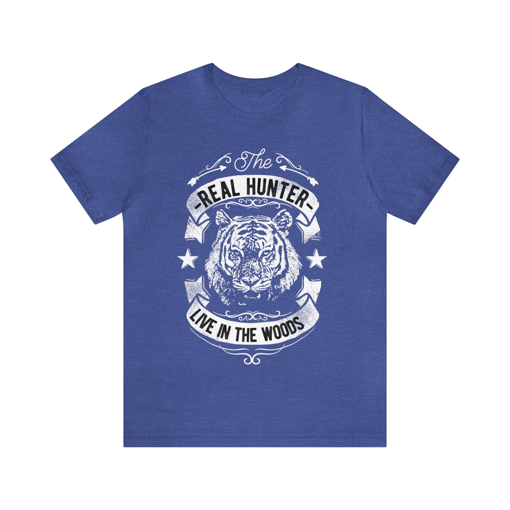 Real hunter lives in the woods T-Shirt - The Cavemanstyle\