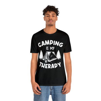 Camping is my therapy T-Shirt - The Cavemanstyle