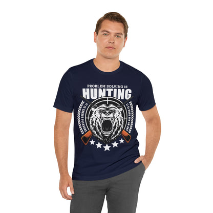 Problem Solving hunting T-Shirt- The Cavemanstyle