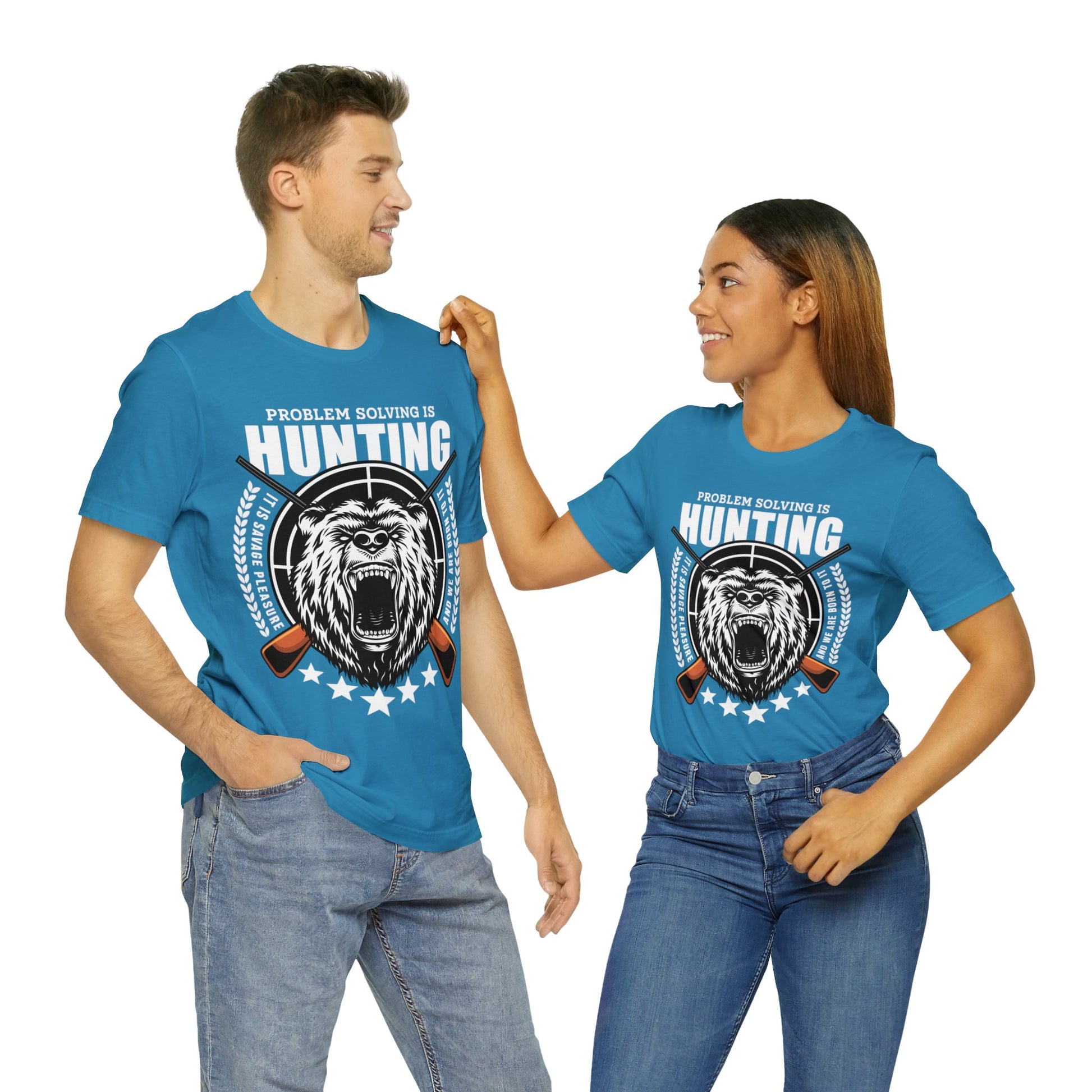 Problem Solving hunting T-Shirt- The Cavemanstyle