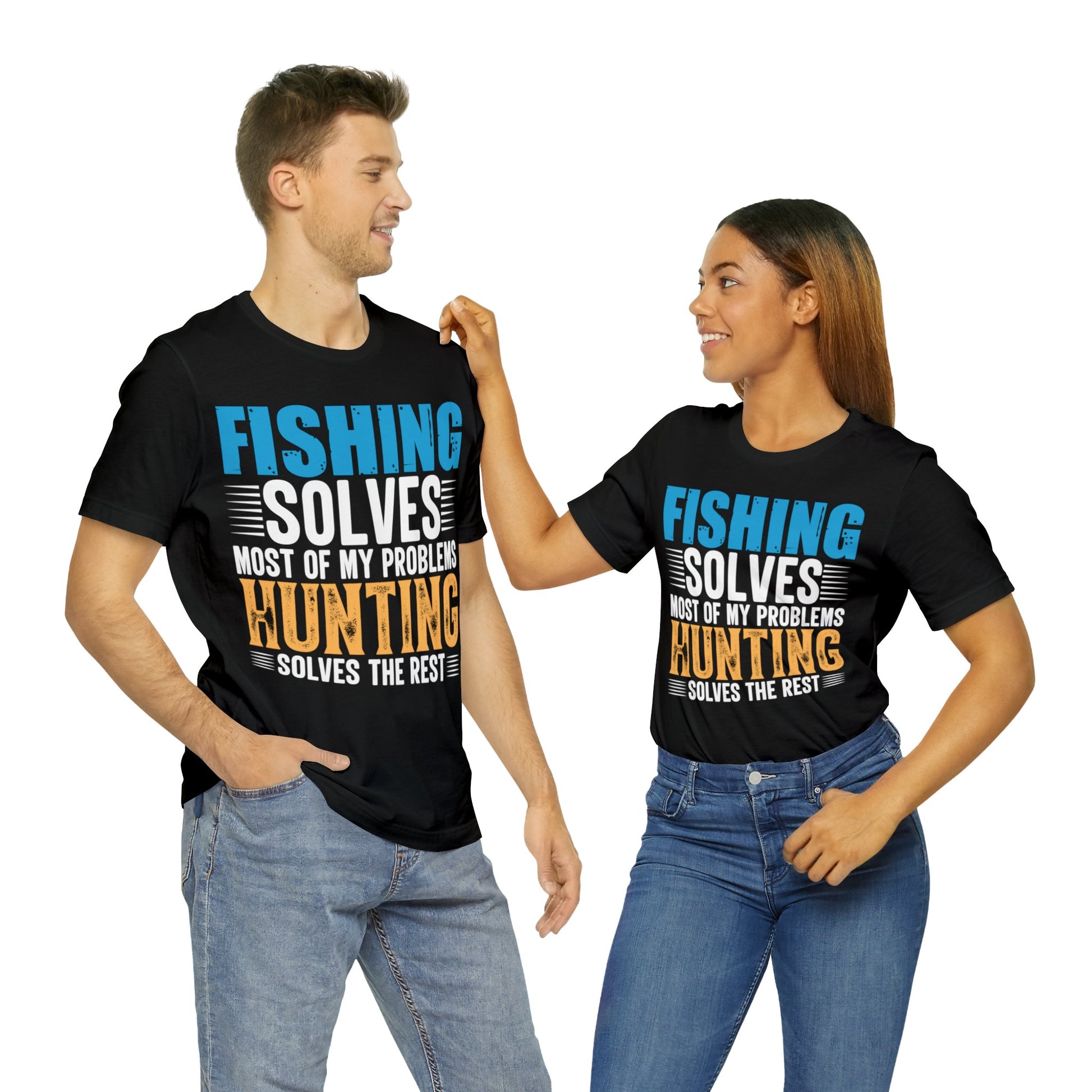 Fishing-solved-most-of-my-problems-hunting-solved-the-rest-T-Shirt-thecavemanstyle