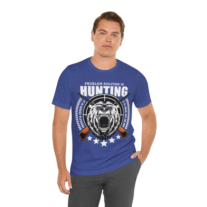 Problem Solving hunting T-Shirt- The Cavemanstyle