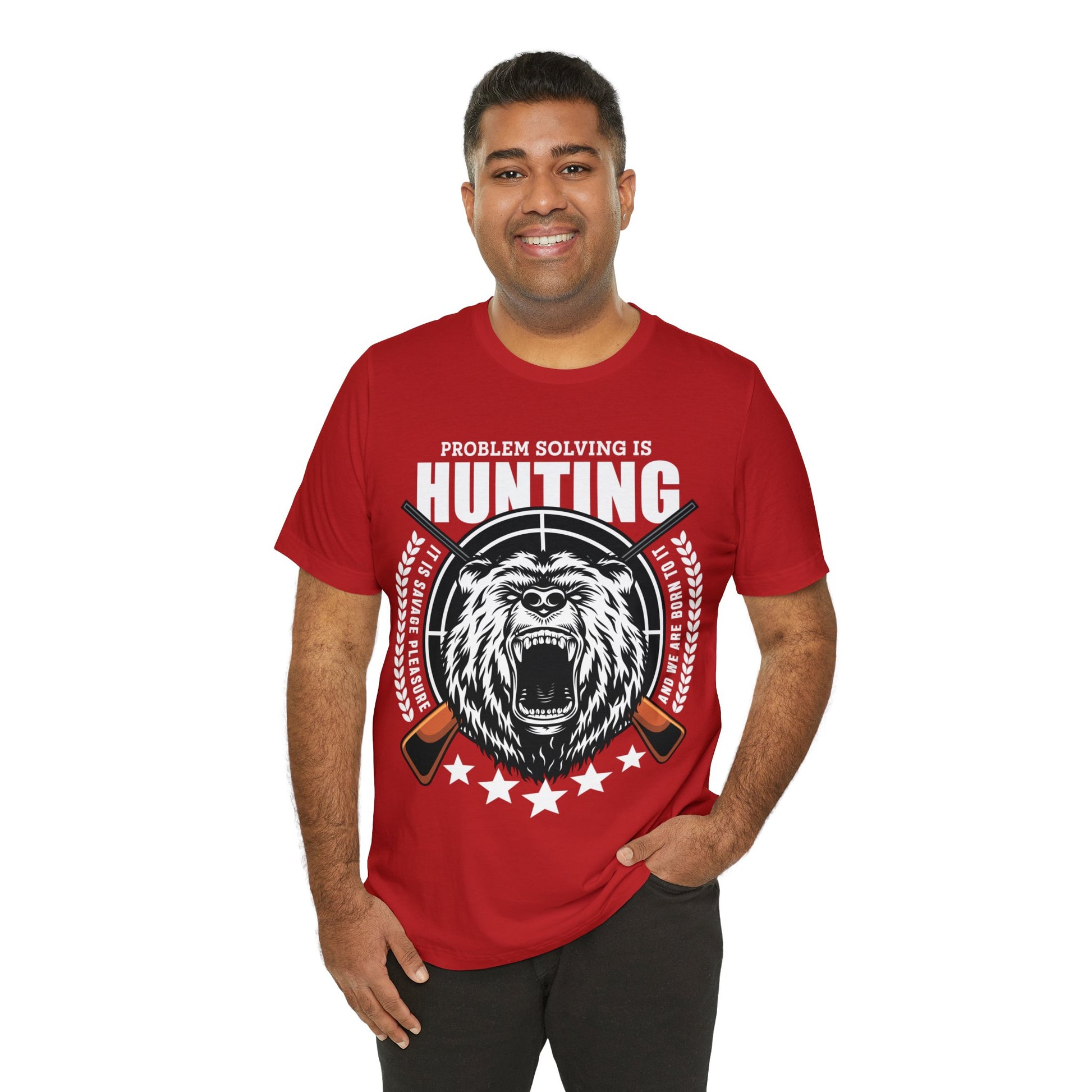 Problem Solving hunting T-Shirt- The Cavemanstyle