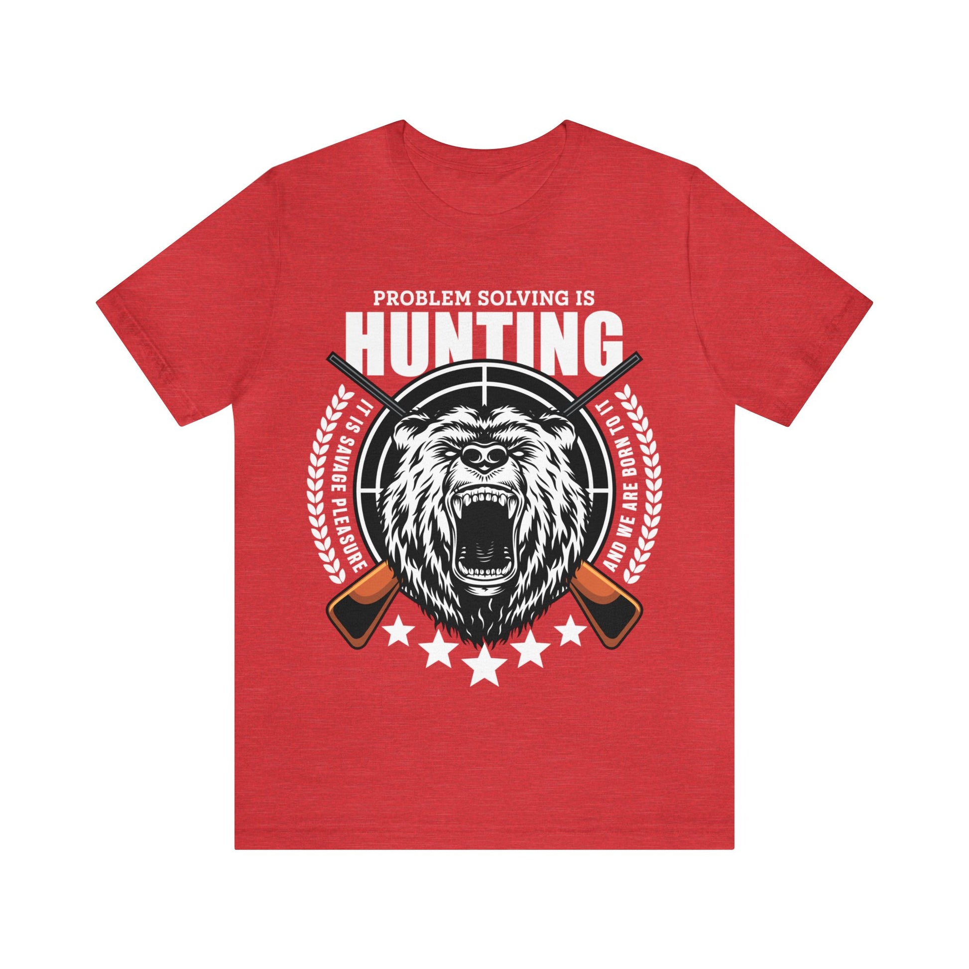 Problem Solving hunting T-Shirt- The Cavemanstyle